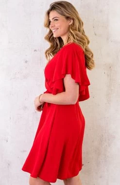 Florence Jurk Rood 2.0 -Kleding Promotie Winkel Florence Jurk Rood 2.0 4 586x900 1