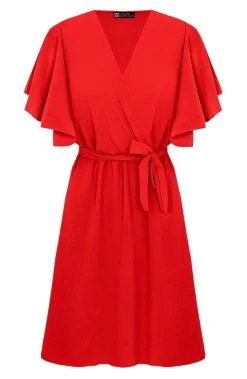 Florence Jurk Rood 2.0 -Kleding Promotie Winkel Florence Jurk Rood 2.0 586x900 1