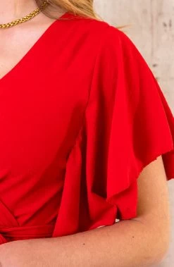 Florence Jurk Rood 2.0 -Kleding Promotie Winkel Florence Jurk Rood 2.0 6 586x900 1