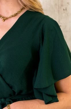 Florence Jurk Smaragd 2.0 -Kleding Promotie Winkel Florence Jurk Smaragd 2 586x900 1