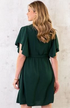 Florence Jurk Smaragd 2.0 -Kleding Promotie Winkel Florence Jurk Smaragd 3 586x900 1