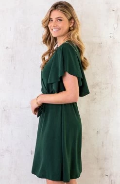 Florence Jurk Smaragd 2.0 -Kleding Promotie Winkel Florence Jurk Smaragd 4 586x900 1