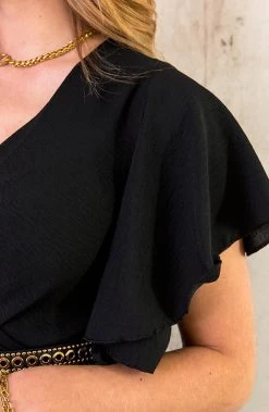 Florence Jurk Zwart 2.0 -Kleding Promotie Winkel Florence Jurk Zwart 2.0 6 586x900 1