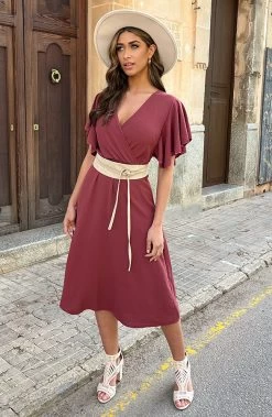 Florence Midi Jurk Dust Roze 15 Florence Midi Jurk Dust Roze -Kleding Promotie Winkel Florence Midi Jurk Dust Roze 7 586x900 1