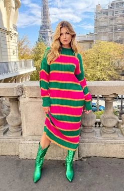 Cowboylaarzen Metallic Green 18 Cowboylaarzen Metallic Green -Kleding Promotie Winkel Gebreide Strepen Jurk Roze Groen 11 586x900 1