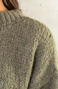 Gebreide Top Korte Mouwen Oversized Army -Kleding Promotie Winkel Gebreide Top Korte Mouwen Oversized Army 1 1 586x900 1