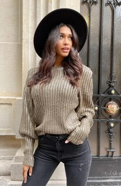 Gebreide Trui Metallic Gold 10 Gebreide Trui Metallic Gold -Kleding Promotie Winkel Gebreide Trui Metallic Gold 3 586x900 1