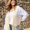 Gehaakt Gilet Fringe Beige -Kleding Promotie Winkel Gehaakt Gilet Fringe Beige 7 586x900 2