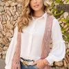 Gehaakt Gilet Fringe Lurex Rose Goud -Kleding Promotie Winkel Gehaakt Gilet Fringe Lurex Rose Goud 4 586x900 2