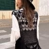 Gehaakt Gilet Fringe Zwart -Kleding Promotie Winkel Gehaakt Gilet Fringe Zwart 2 586x900 1