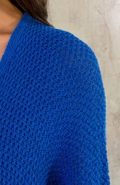 Gehaakt Vest Basic Kobalt -Kleding Promotie Winkel Gehaakt Vest Basic Kobalt 7 586x900 1