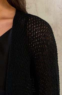 Gehaakt Vest Basic Zwart -Kleding Promotie Winkel Gehaakt Vest Basic Zwart 1 586x900 1