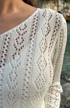 Gehaakte Top Ecru -Kleding Promotie Winkel Gehaakte Top Ecru close 586x900 1