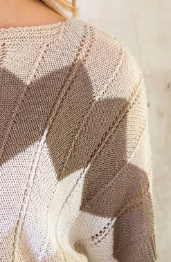 Gehaakte Trui Zigzag Beige -Kleding Promotie Winkel Gehaakte Trui Zigzag Beige 1 586x900 1