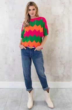 Gehaakte Trui Zigzag Multicolor 13 Gehaakte Trui Zigzag Multicolor -Kleding Promotie Winkel Gehaakte Trui Zigzag Multicolor 5 1 586x900 1