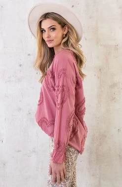 Hartjes Blouse Dust Pink -Kleding Promotie Winkel Hartjes Blouse Dust Pink 8 586x900 1