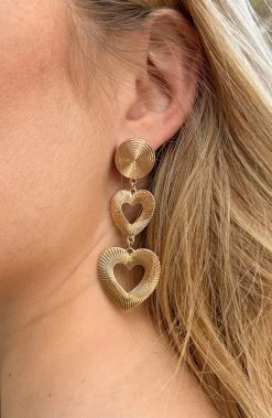 Hartjes Oorbellen Goud