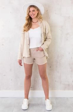 Ibiza Tassel Jacket Oversized Beige -Kleding Promotie Winkel Ibiza Tassel Jacket Oversized Beige 6 586x900 1