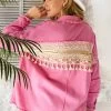 Ibiza Tassel Jacket Oversized Roze -Kleding Promotie Winkel Ibiza Tassel Jacket Oversized Roze 1 3 586x900 1