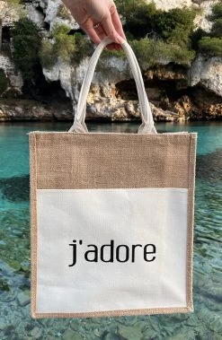 J'adore Tote Bag Beige