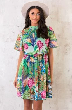 Jungle Jurk Multicolor -Kleding Promotie Winkel Jungle Jurk Mutlicolor 2 586x900 1