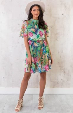 Jungle Jurk Multicolor -Kleding Promotie Winkel Jungle Jurk Mutlicolor 3 586x900 1