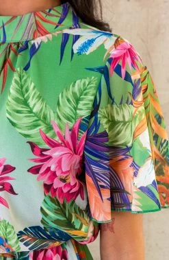 Jungle Jurk Multicolor -Kleding Promotie Winkel Jungle Jurk Mutlicolor 4 586x900 1