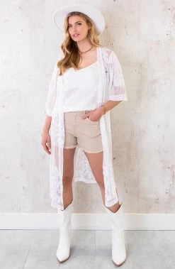 Kanten Kimono Boho Wit -Kleding Promotie Winkel Kanten Kimono Boho Wit 1 586x900 2