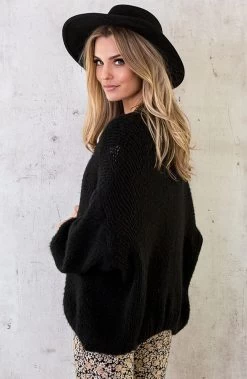 Katoenen Oversized Detail Blouse Black -Kleding Promotie Winkel Katoenen Oversized Detail Blouse Black 2 586x900 1