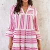 Kelim Tuniek Katoen Pink