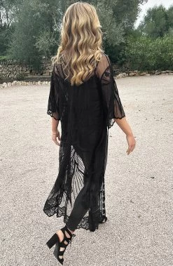 Kimono Ster Zwart -Kleding Promotie Winkel Kimono Ster Zwart 1 586x900 1