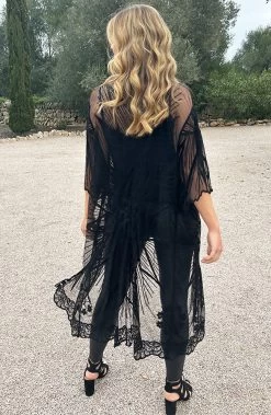 Kimono Ster Zwart -Kleding Promotie Winkel Kimono Ster Zwart 2 586x900 1