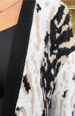 Midi Leopard Vest Soft Beige -Kleding Promotie Winkel Leopard Vest Midi Beige Zwart 2 586x900 1