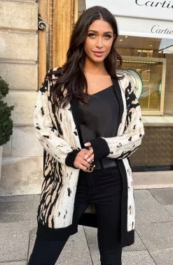 Midi Leopard Vest Soft Beige -Kleding Promotie Winkel Leopard Vest Midi Beige Zwart 5 586x900 2