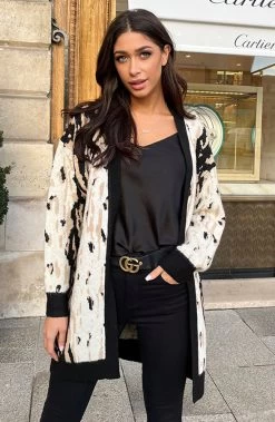 Silk Touch Spaghetti Top Zwart 2.0 -Kleding Promotie Winkel Leopard Vest Midi Beige Zwart 6 586x900 1