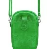 Leren Telefoon Tasje Metallic Bright Green -Kleding Promotie Winkel Leren Telefoon Tasje Metallic Bright Green 586x900 1