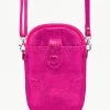 Leren Telefoon Tasje Metallic Fuchsia 1 Leren Telefoon Tasje Metallic Fuchsia -Kleding Promotie Winkel Leren Telefoon Tasje Metallic Fuchsia 2 586x900 1