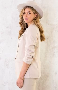 Limited Blazer Beige 2.0 -Kleding Promotie Winkel Limited Blazer Beige 2 2 586x900 3