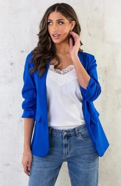 Limited Blazer Kobalt 2.0 -Kleding Promotie Winkel Limited Blazer Kobalt 2 4 586x900 3