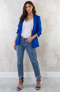 Limited Blazer Kobalt 2.0 -Kleding Promotie Winkel Limited Blazer Kobalt 2 6 586x900 1