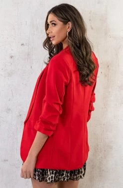 Limited Blazer Rood 2.0 -Kleding Promotie Winkel Limited Blazer Rood 2 6 586x900 2