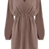 Limited Jurk Chicago Taupe -Kleding Promotie Winkel Limited Jurk Chicago Taupe 586x900 1