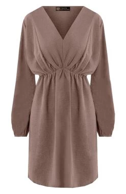 Limited Jurk Chicago Taupe