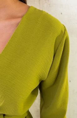 Londen Jurk Olive -Kleding Promotie Winkel Londen Jurk Olive 586x900 1