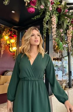 Londen Jurk Smaragd -Kleding Promotie Winkel Londen Jurk Smaragd 3 586x900 1