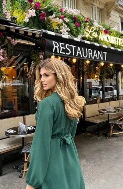 Londen Jurk Smaragd -Kleding Promotie Winkel Londen Jurk Smaragd 6 586x900 1