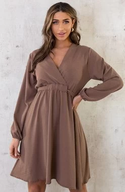 Londen Jurk Taupe