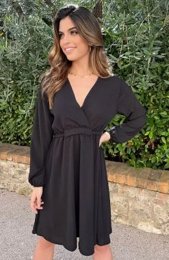 Londen Jurk Zwart -Kleding Promotie Winkel Londen Jurk Zwart 3 586x900 1