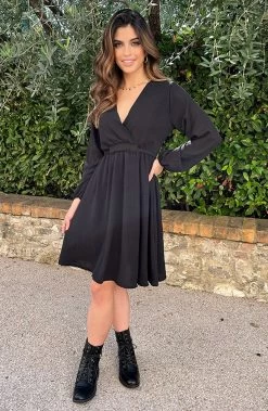 Londen Jurk Zwart -Kleding Promotie Winkel Londen Jurk Zwart 6 586x900 1