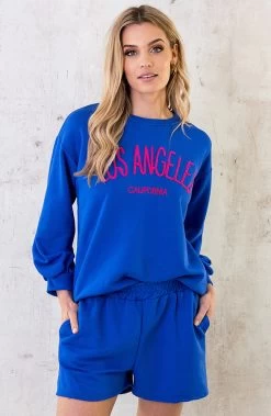Los Angeles Comfy Trui Kobalt 14 Los Angeles Comfy Trui Kobalt -Kleding Promotie Winkel Los Angeles Comfy Trui Kobalt 2 586x900 1